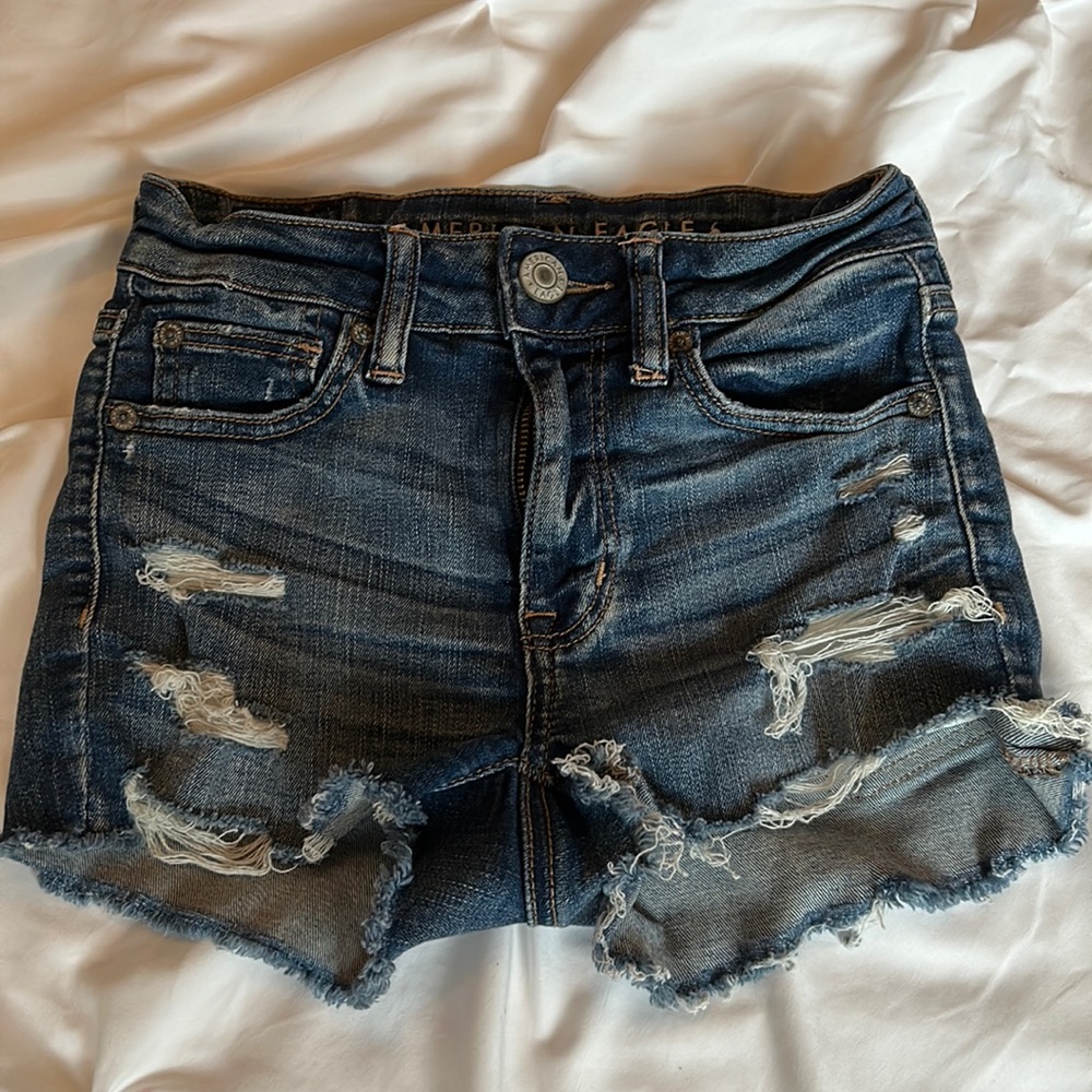 AMERICAN EAGLE NEXT LEVEL STRETCH JEAN SHORT